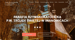 Desktop Screenshot of parafiaiwanowice.pl