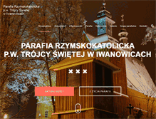 Tablet Screenshot of parafiaiwanowice.pl